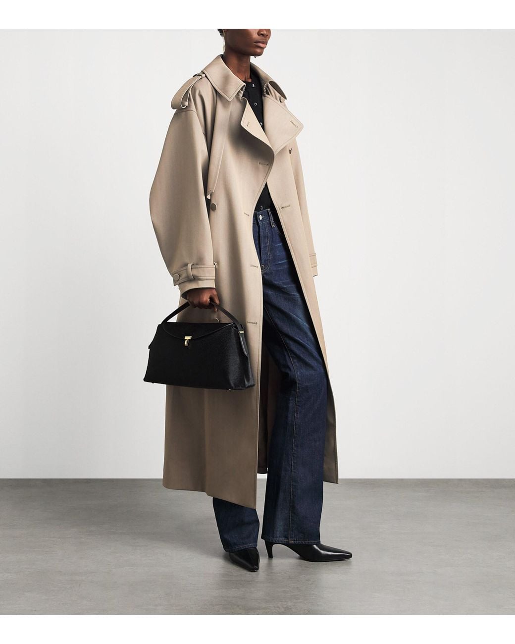 Gabriela Hearst Natural Wool Tellus Trench Coat