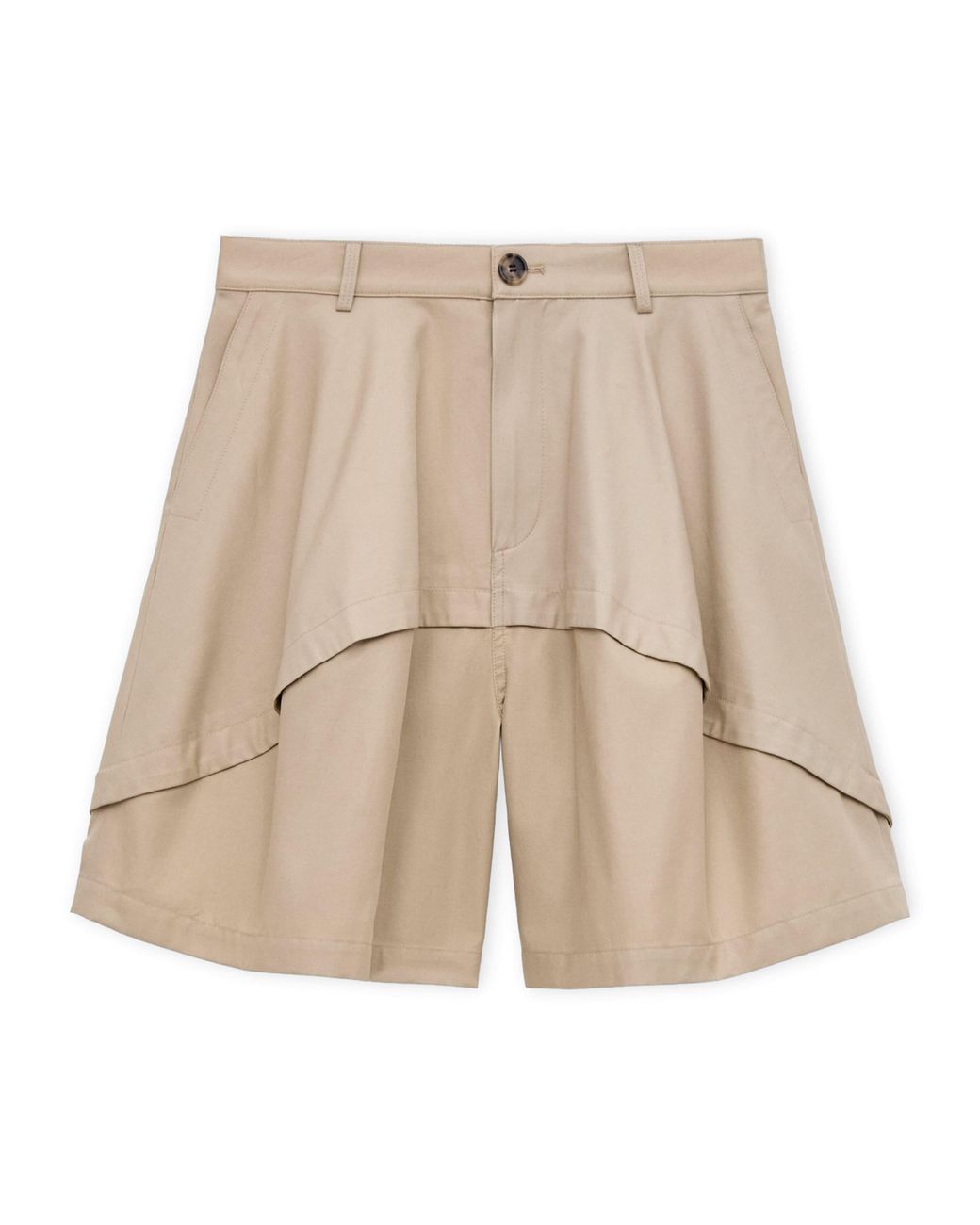 Loewe Natural X Paula's Ibiza Cotton Panelled Shorts