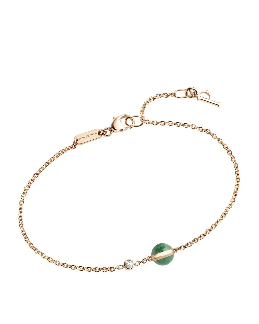 Piaget Metallic Rose, Diamond And Malachite Possession Bracelet