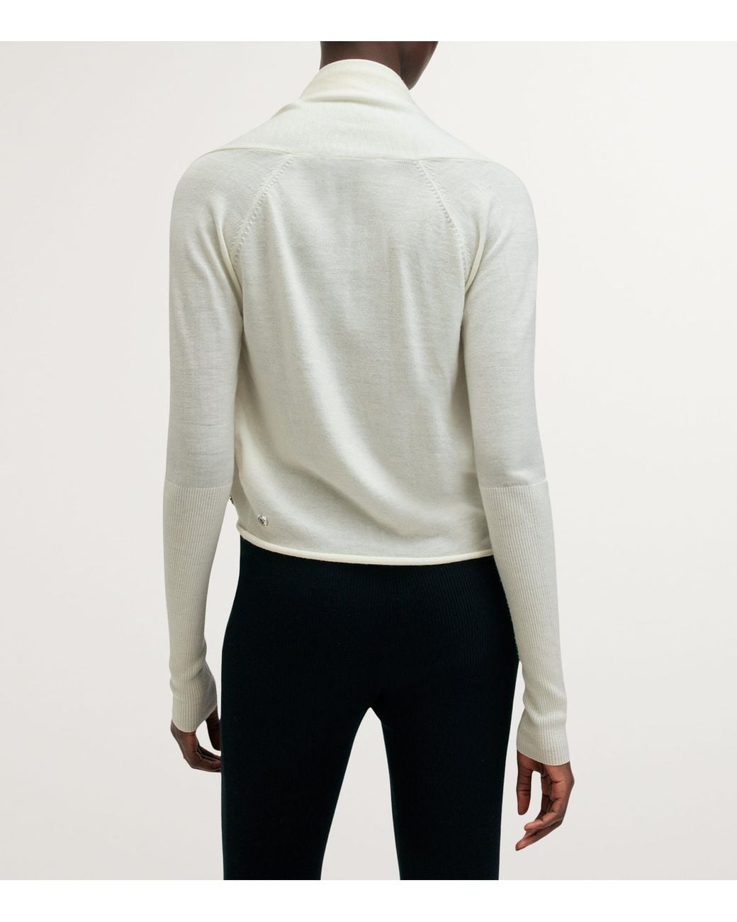 AllSaints White Wasson Cardigan