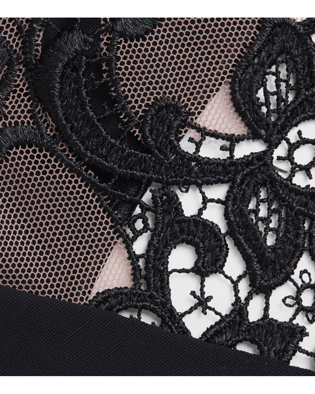 Simone Perele Black Lace Saga Thong