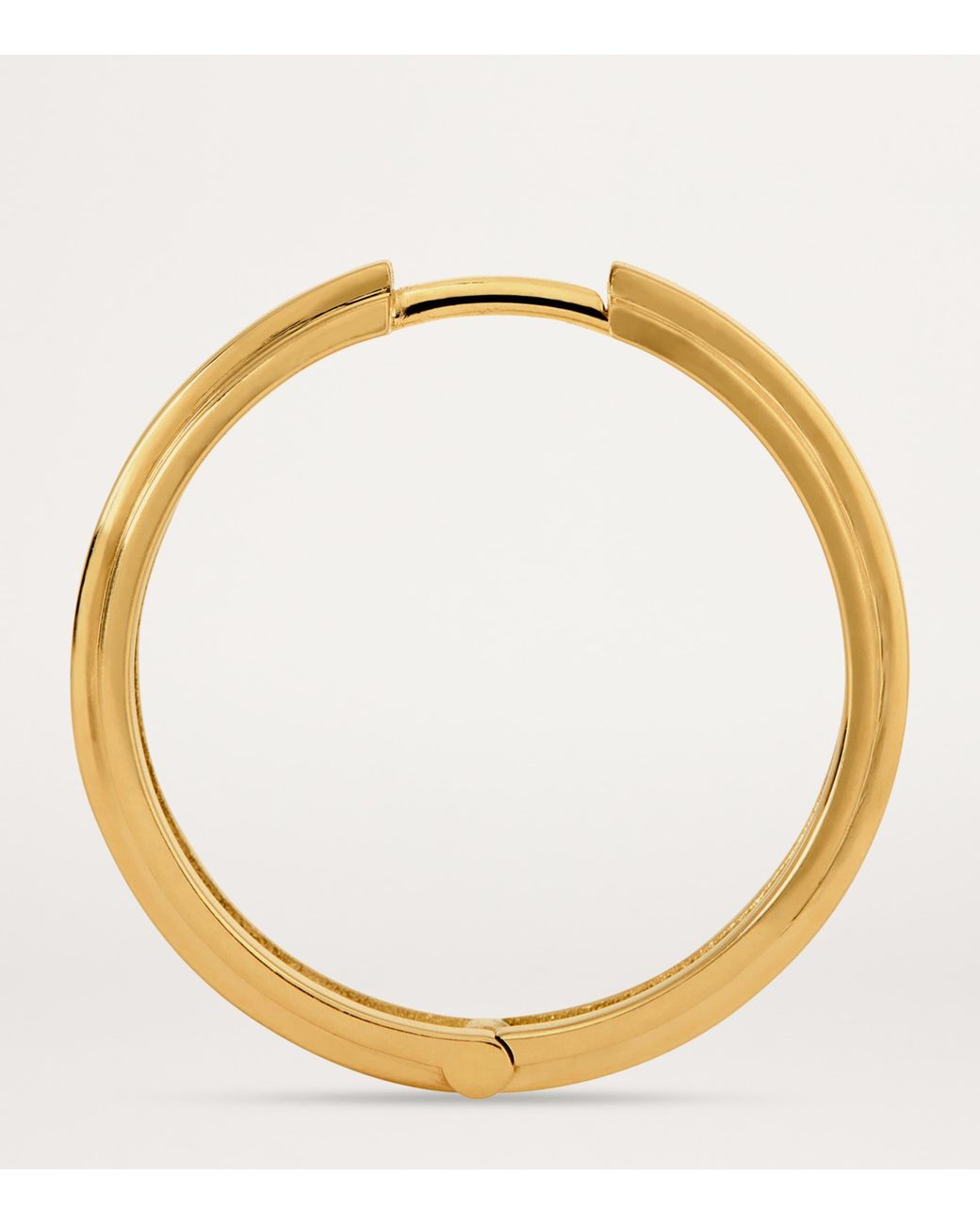 Azlee Metallic Staircase 3-Tier Huggie Earrings