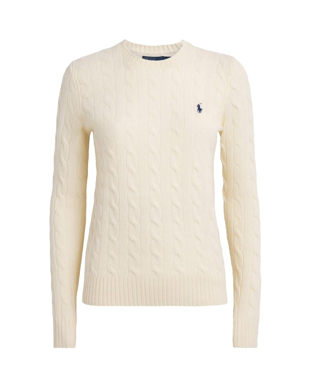 Polo Ralph Lauren Natural Wool-Cashmere Julianna Sweater