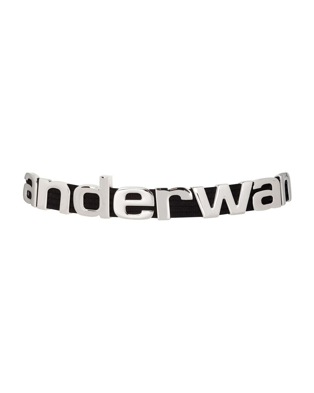 Alexander Wang Metal Letters Belt in Black | Lyst display picture 1