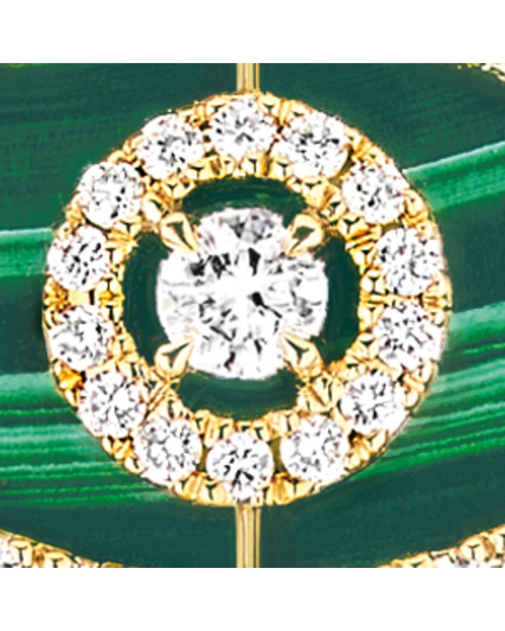 Messika Metallic Lucky Eye And Malachite Necklace