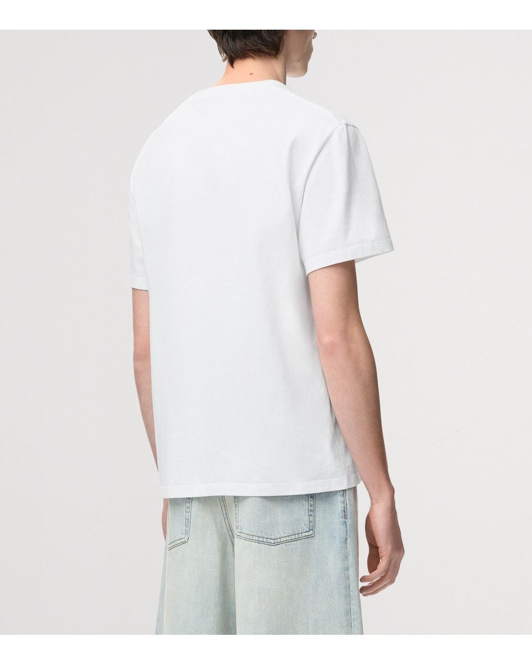 Loewe White Pocket Anagram T-Shirt for men
