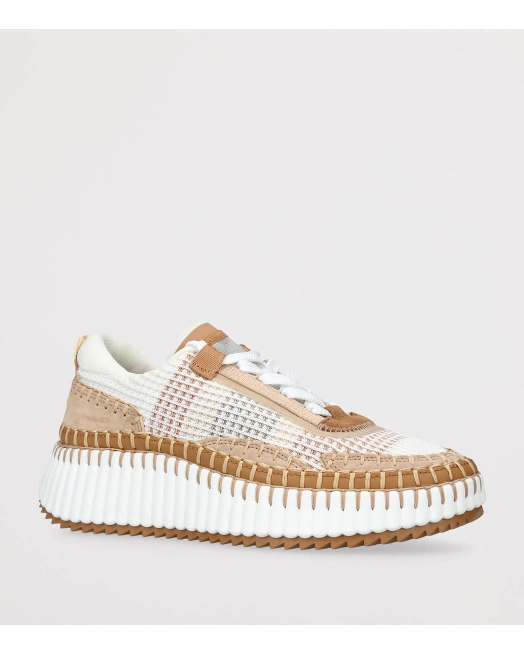 Chloé Natural Nama Runner Sneakers