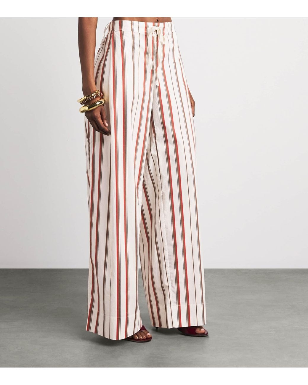 Sir Pink Stripe Drawstring Alva Trousers