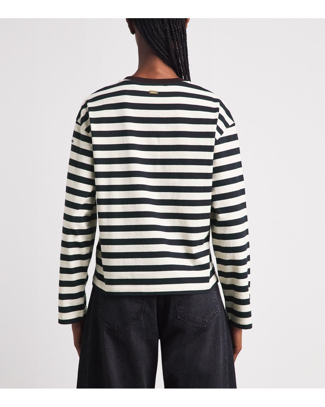 Barbour Multicolor Cotton Stripe Woodhouse Long-Sleeve T-Shirt