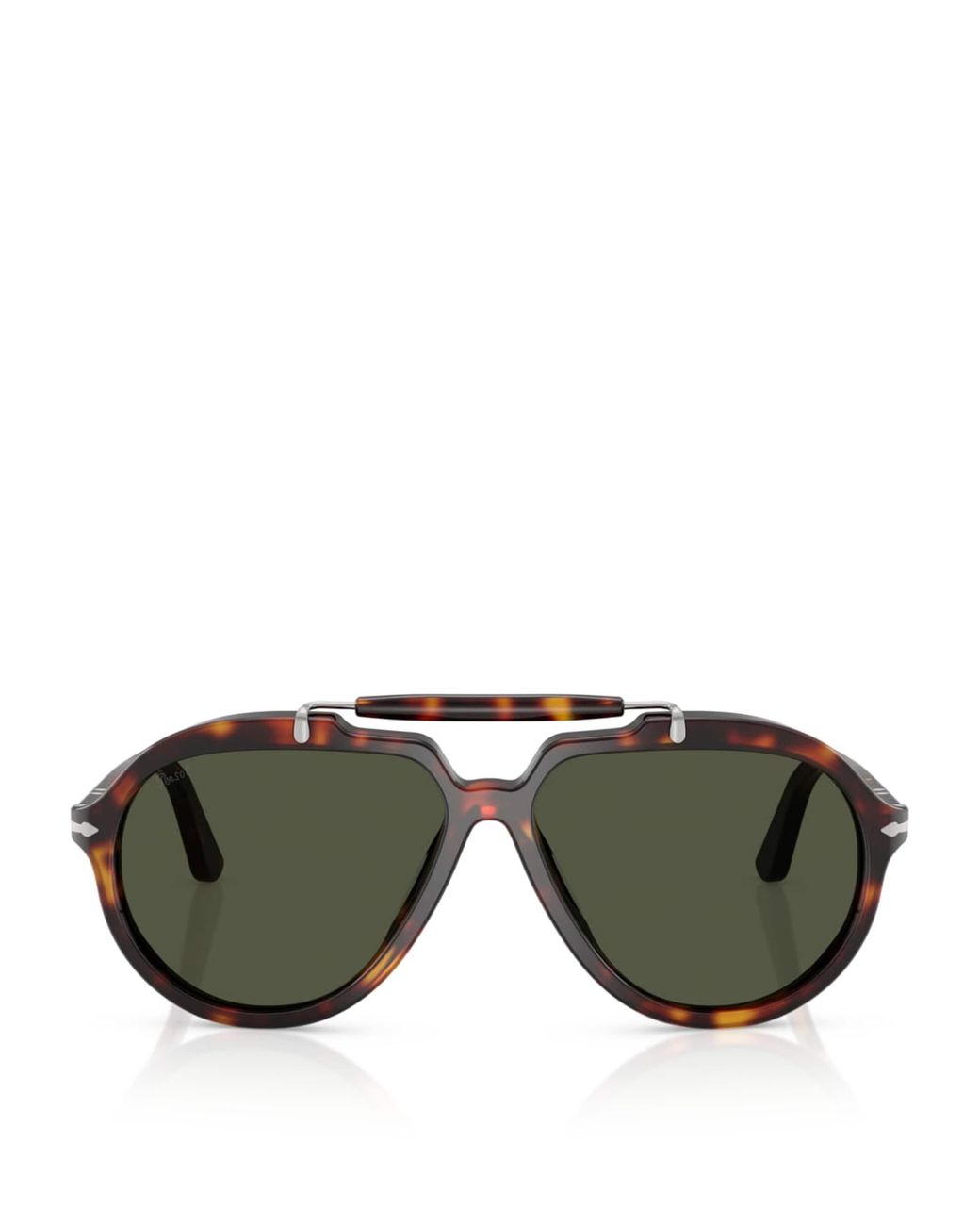 Persol Green Senna Series Pilot Sunglasses