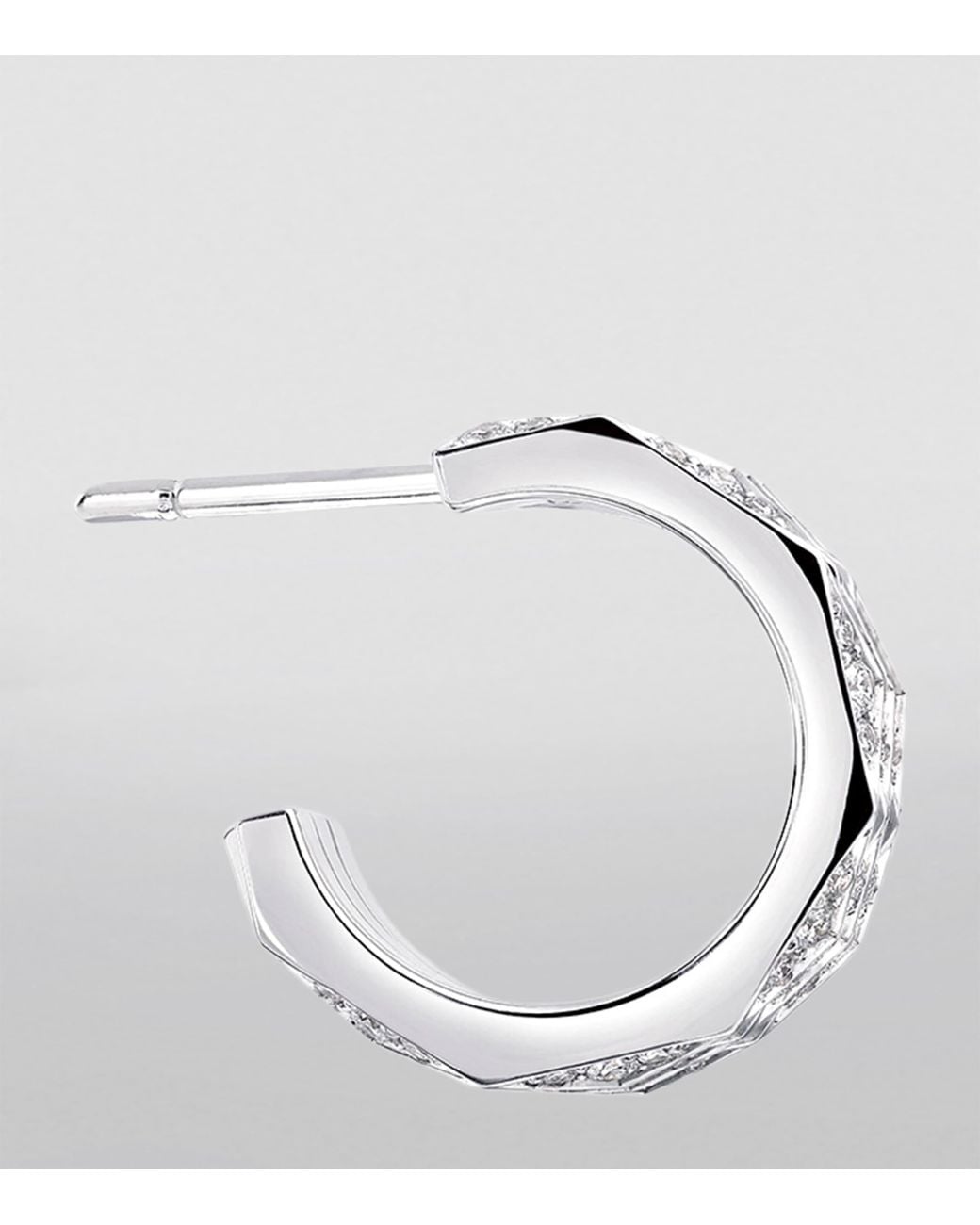 Graff White And Diamond Laurence Signature Triple-Hoop Earrings