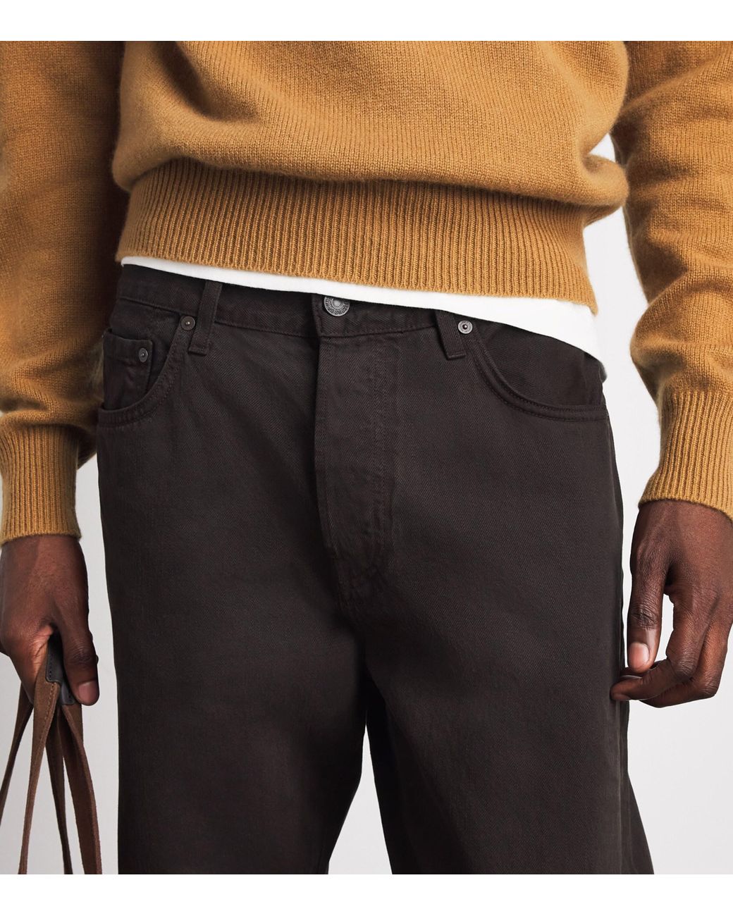 Citizens of Humanity Gray Twill Beau Straight Jeans for men