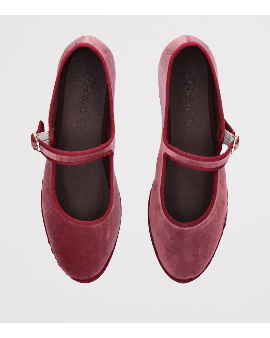 Flabelus Red Velvet Theresa Espadrilles