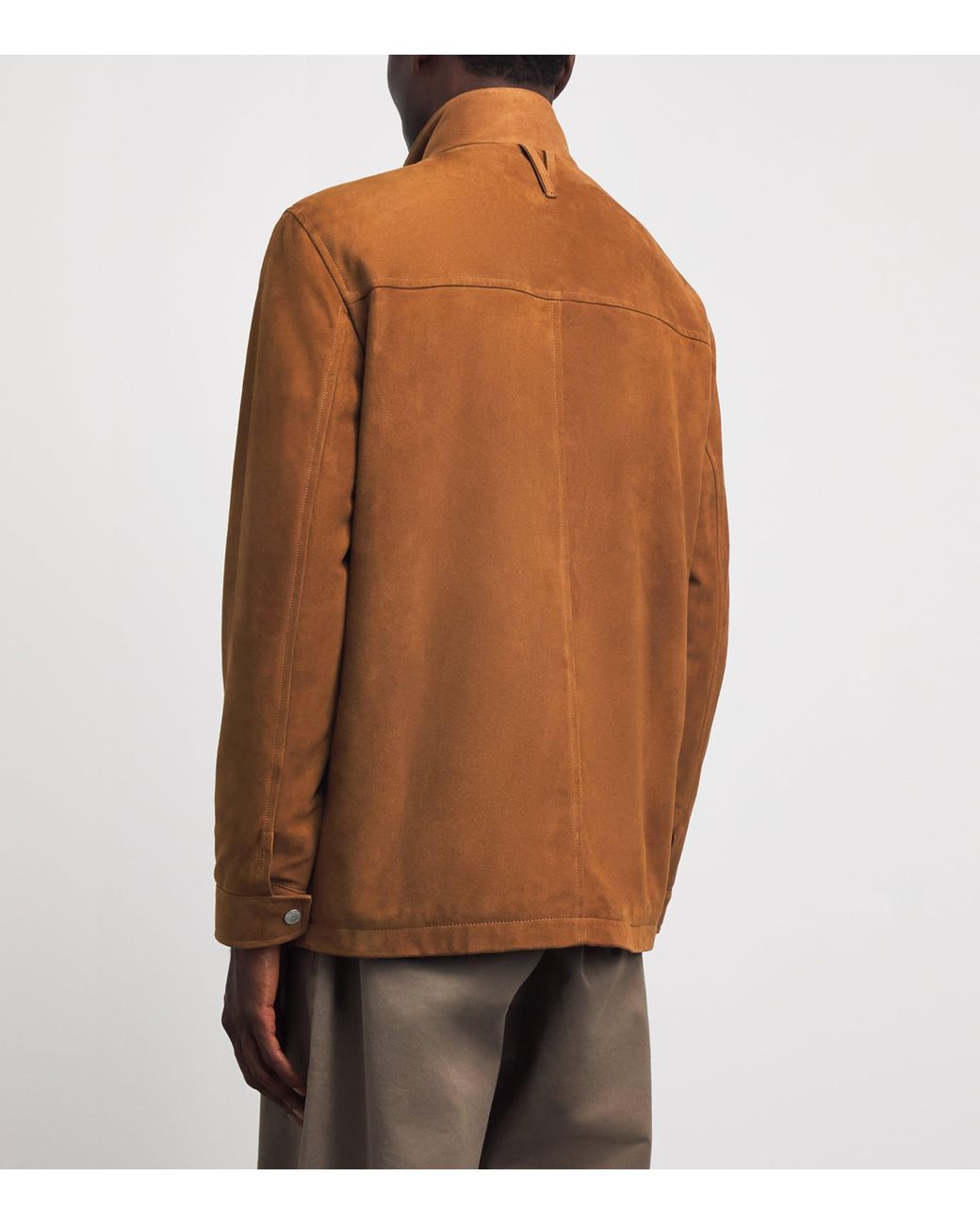 Valstar Brown Suede Field Jacket for men