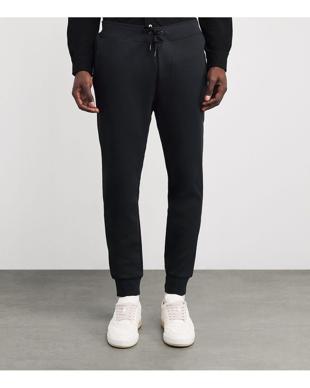 Polo Ralph Lauren Black Tech Knit Sweatpants for men