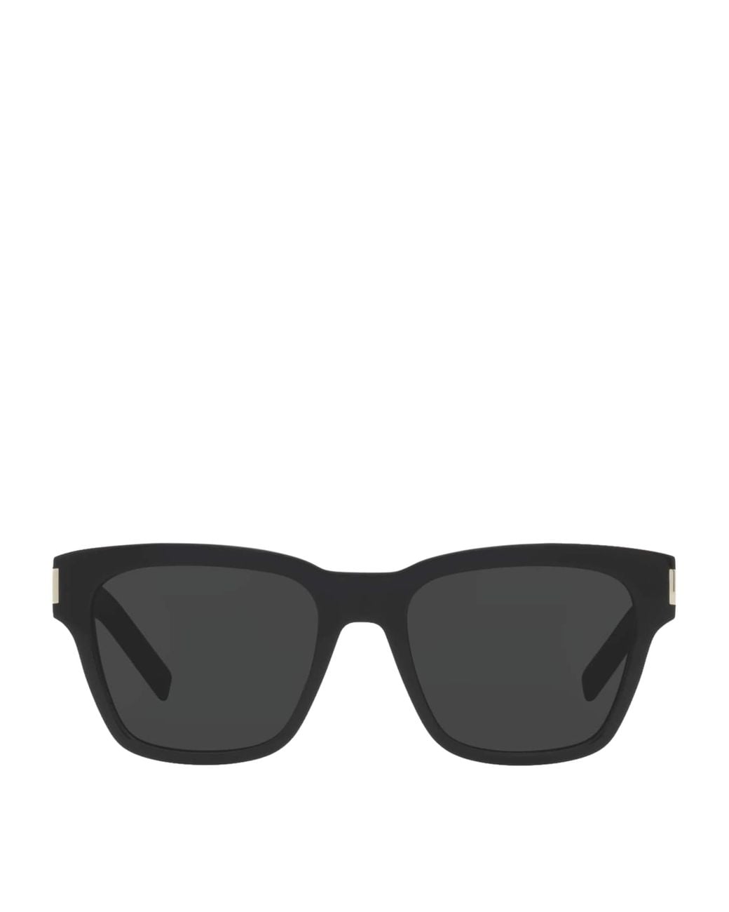 Saint Laurent Black Acetate Pillow Rectangle Sunglasses
