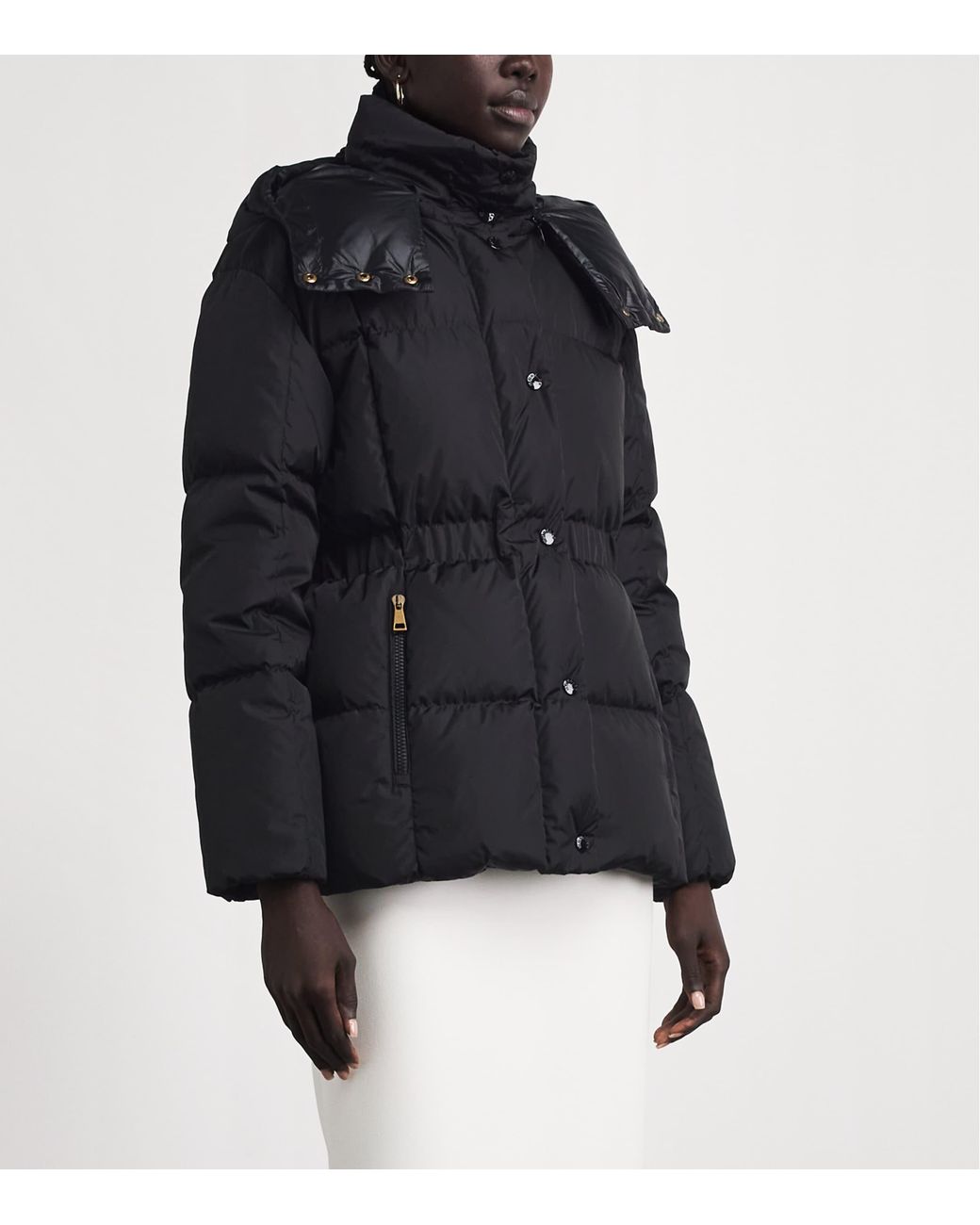 Moncler Black Down Quilted Agneux Jacket