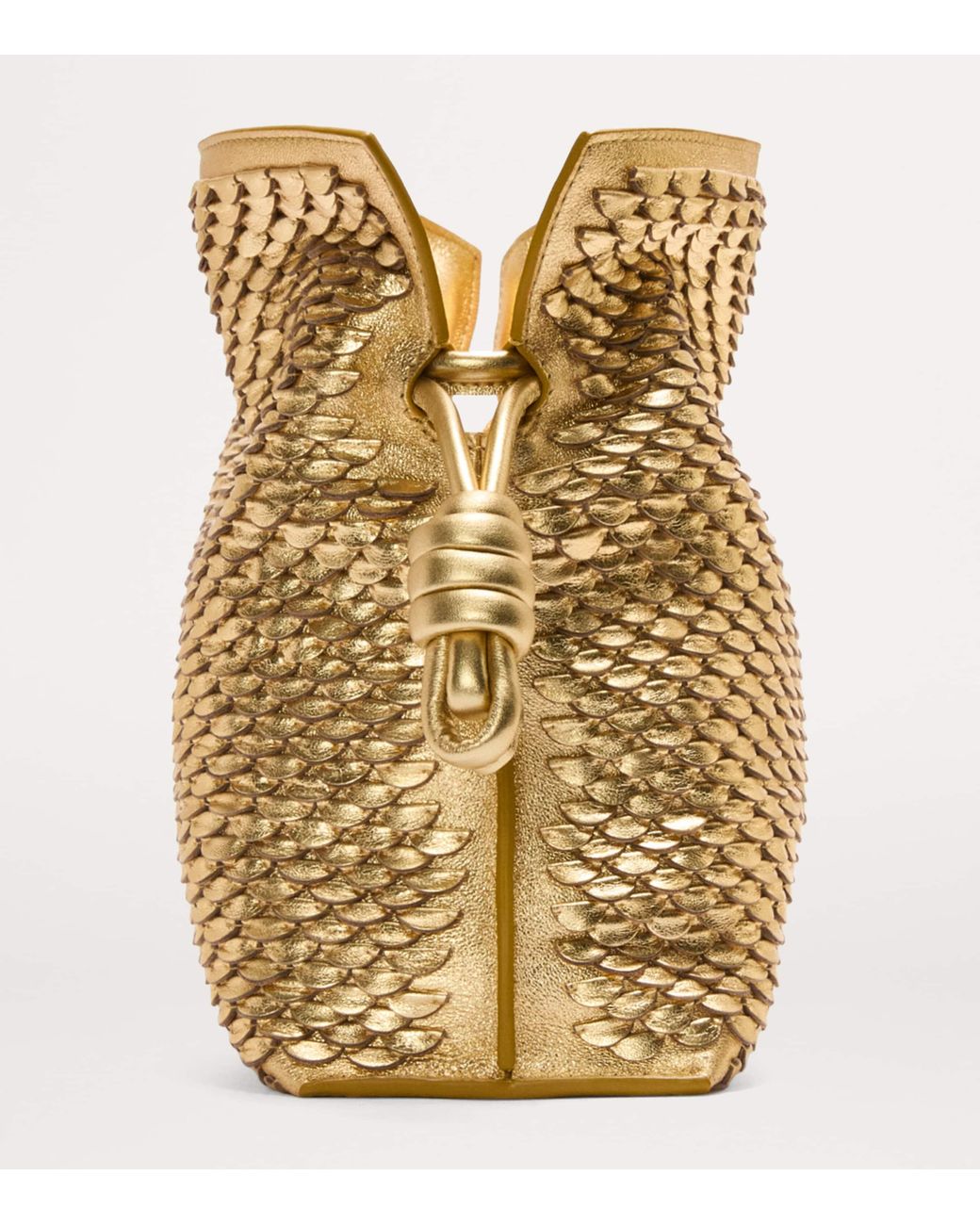 Loewe Natural Medium Leather Scales Flamenco Clutch