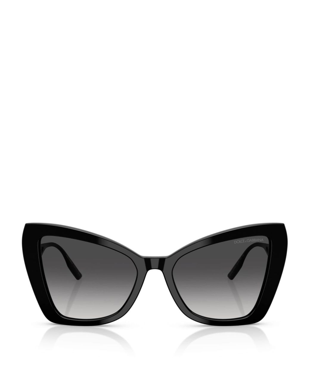Dolce & Gabbana Black Acetate Gradient Sunglasses