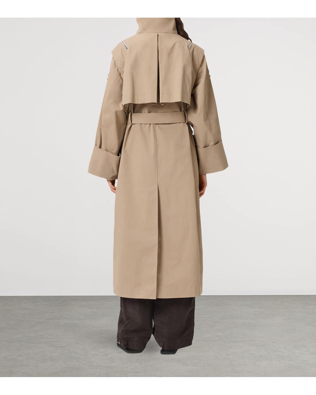 AllSaints Natural Clayton Trench Coat