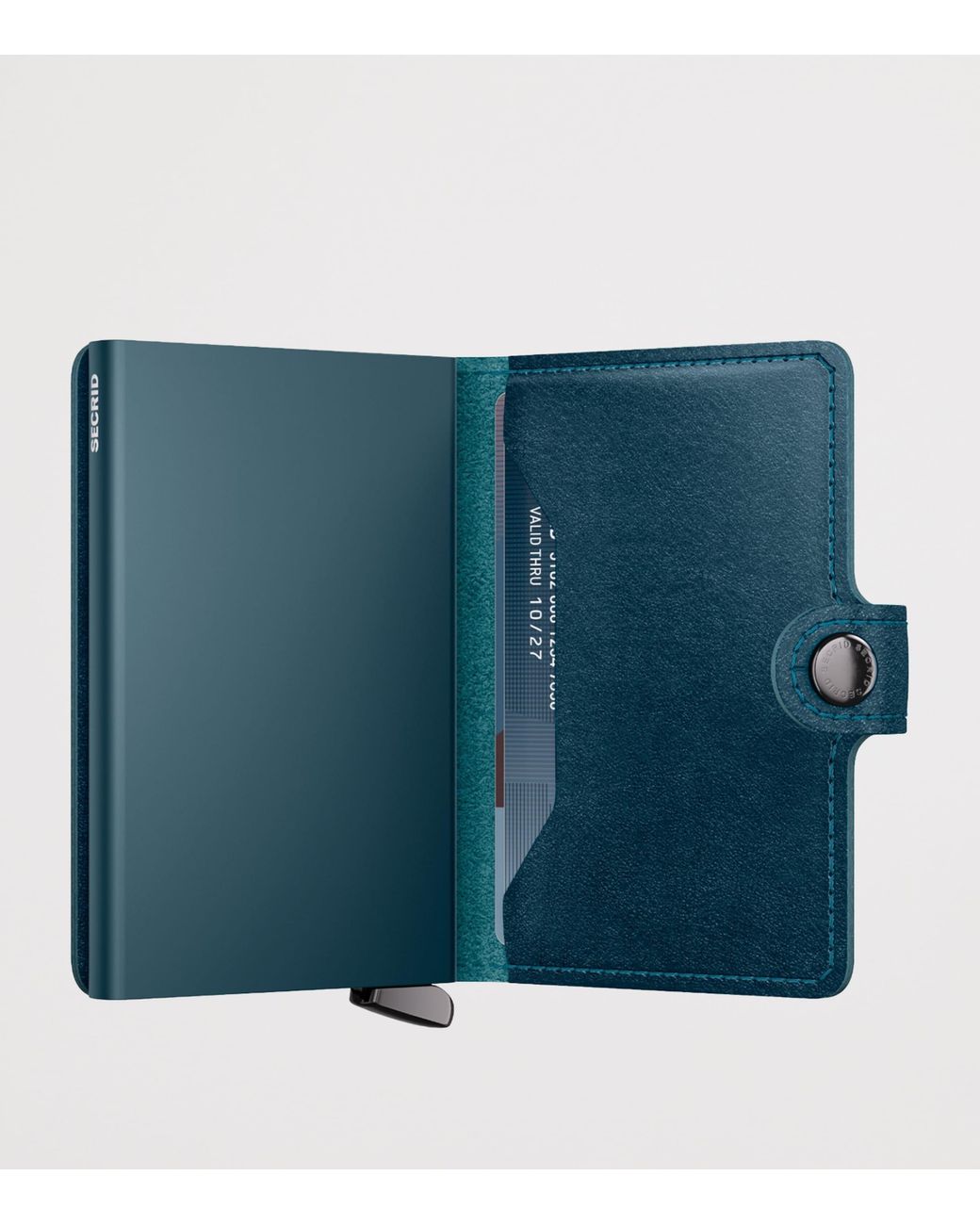 Secrid Blue Basco Leather Miniwallet for men