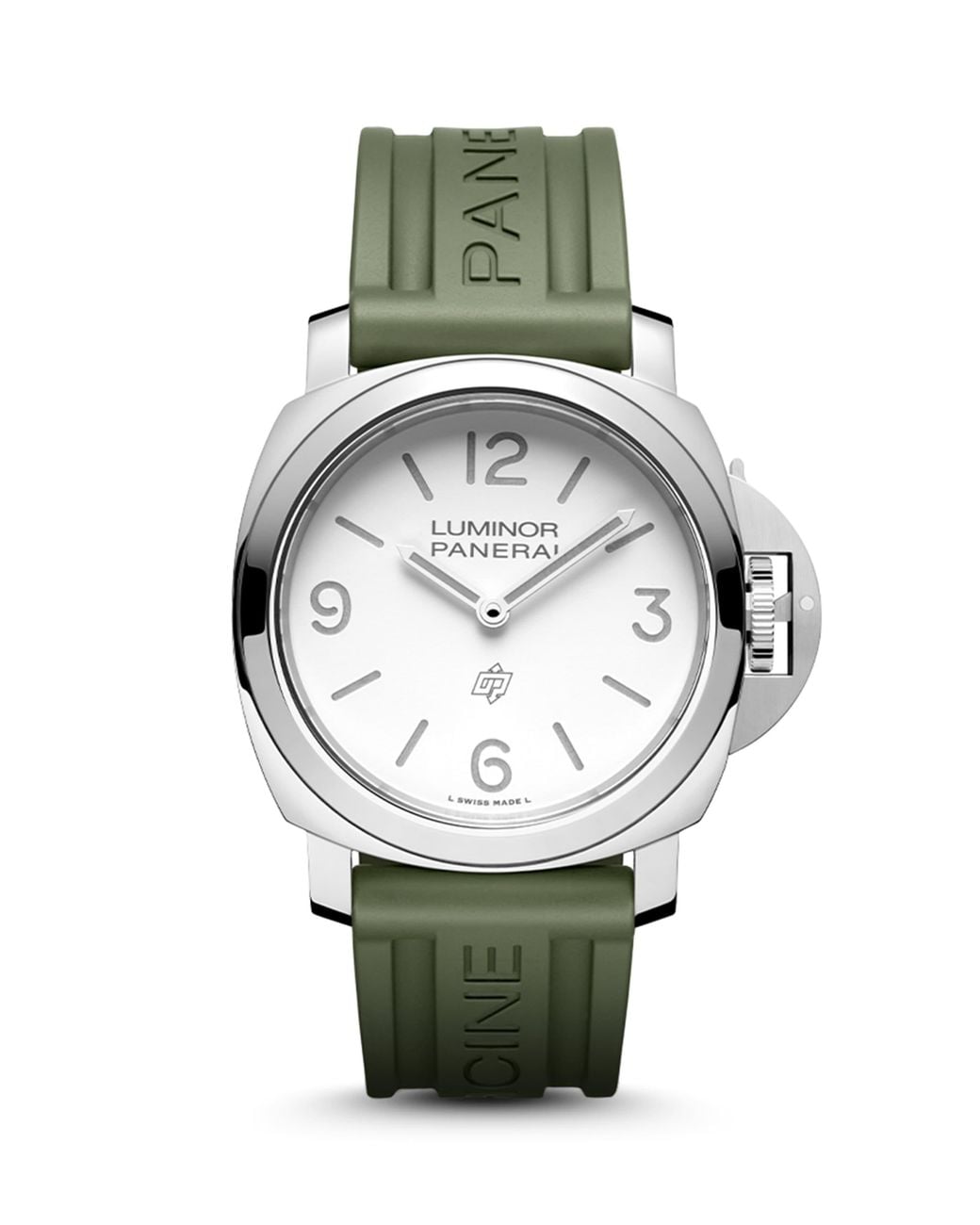 Panerai Metallic Steel Luminor Watch for men