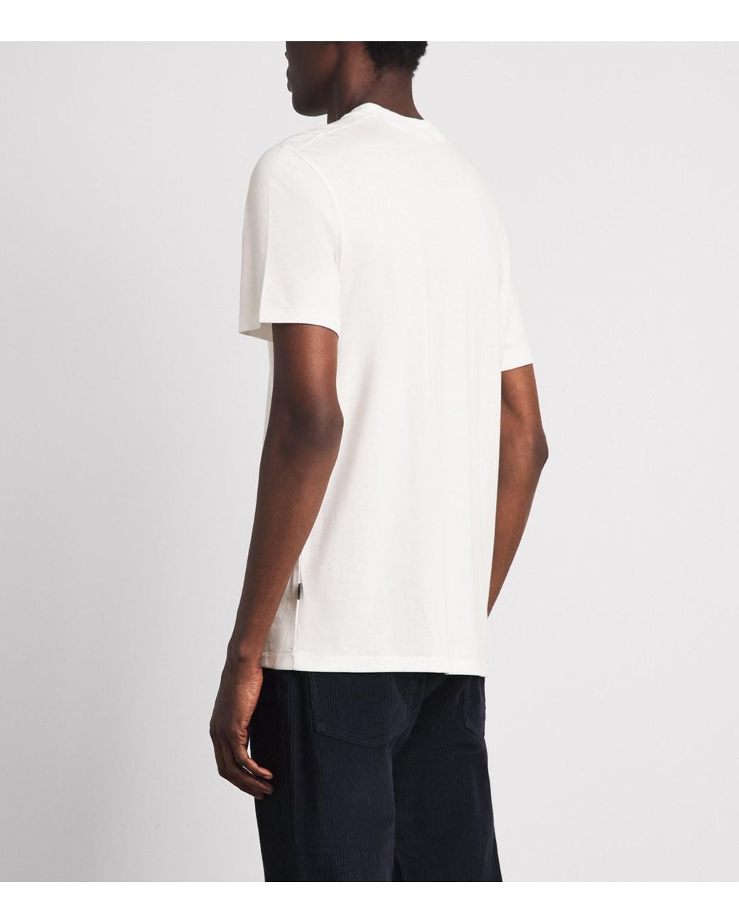 7 For All Mankind White Crew-Neck T-Shirt for men