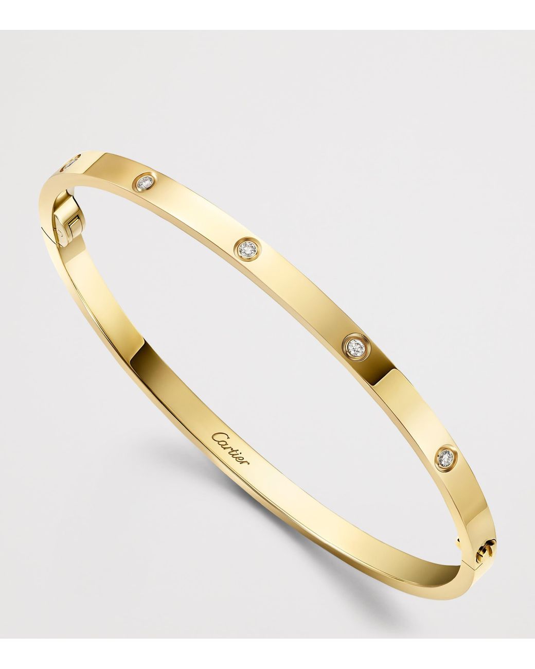 Cartier Natural Small And Diamond Love Bracelet