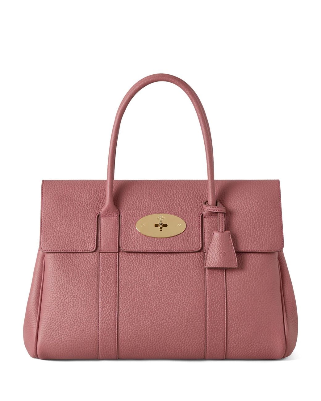 Mulberry Pink Leather Bayswater Top-Handle Bag