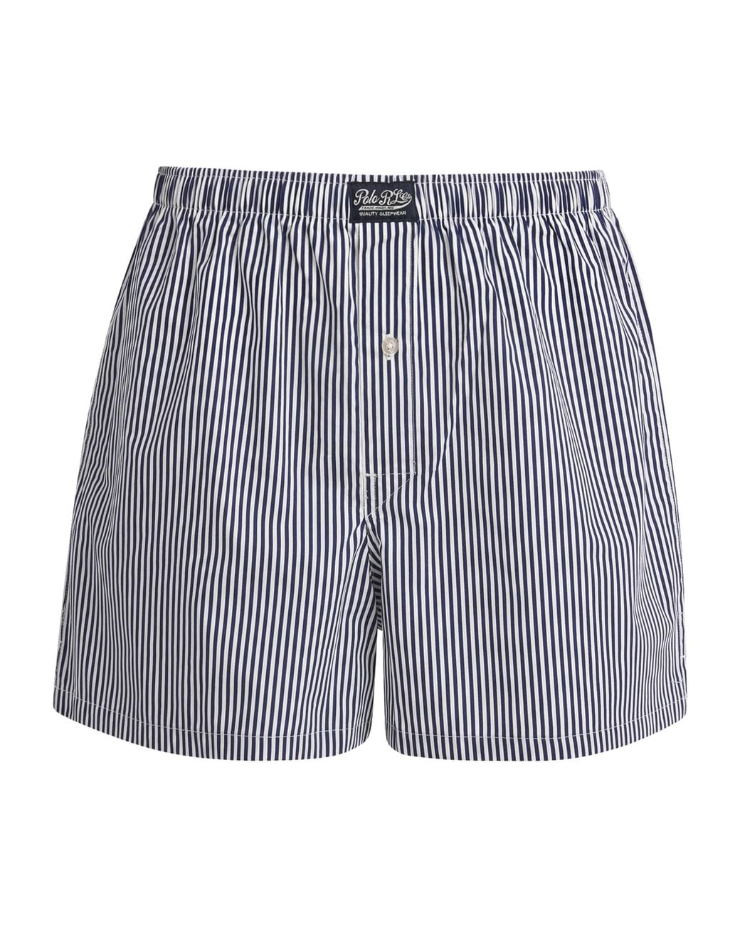 Polo Ralph Lauren Blue Cotton Striped Pyjama Shorts for men