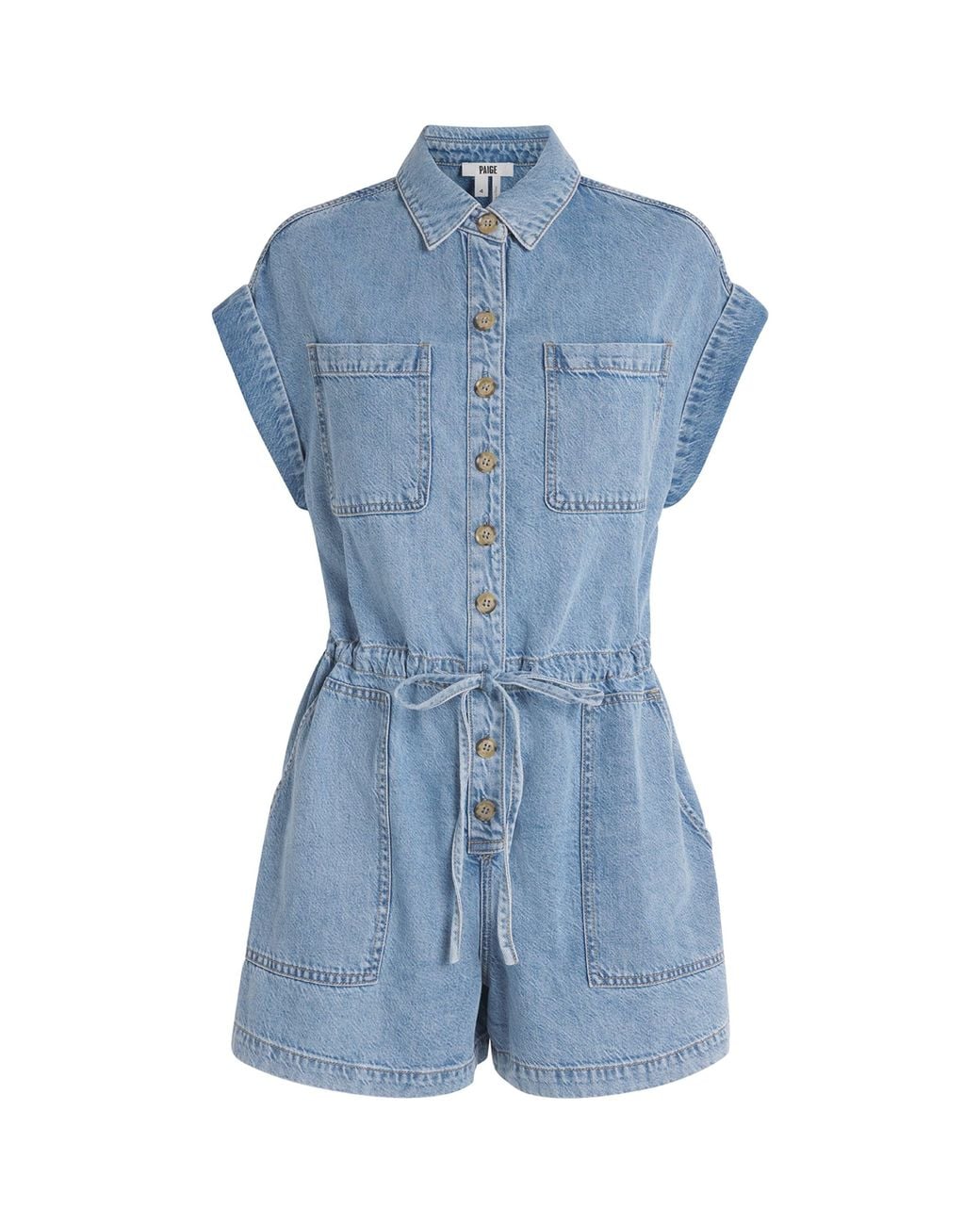 PAIGE Blue Denim Maliah Playsuit
