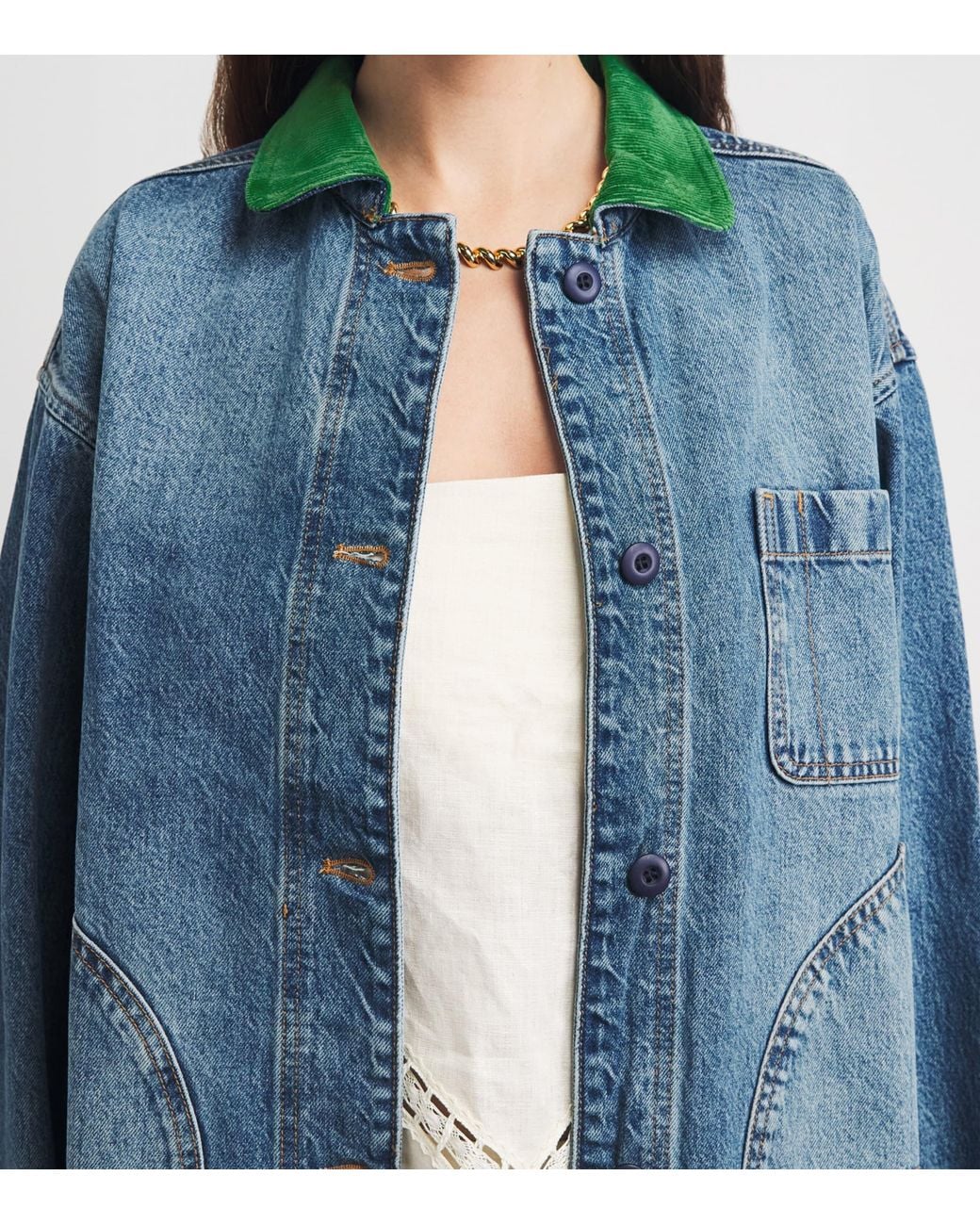 Doen Blue Pascual Barn Denim Jacket