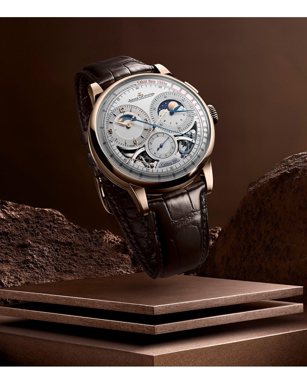 Jaeger-lecoultre Gray Duometre Chronograph Moon Watch for men