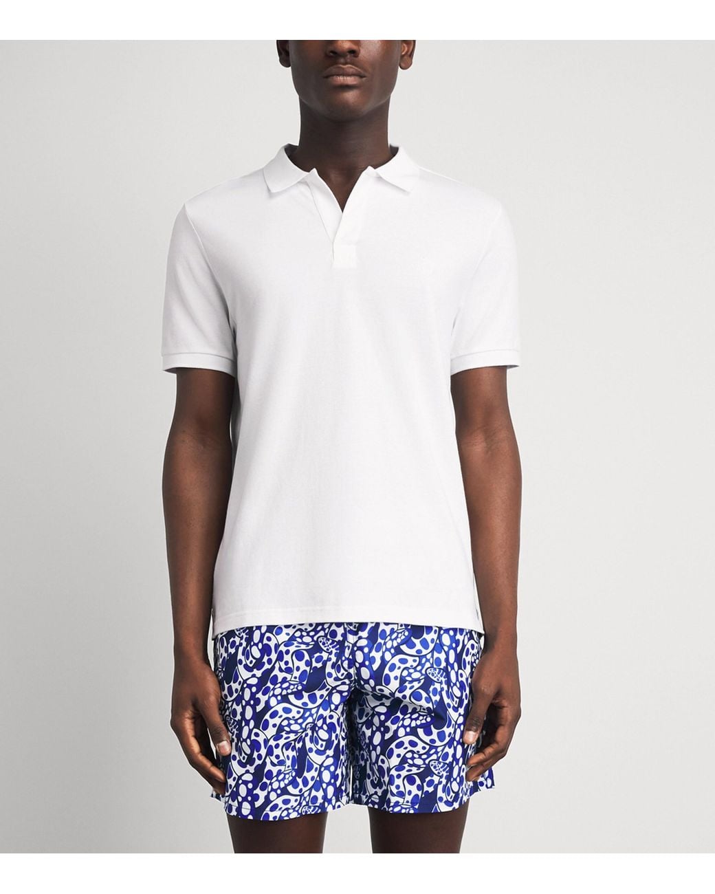Vilebrequin White Organic Cotton Palatin Polo Shirt for men
