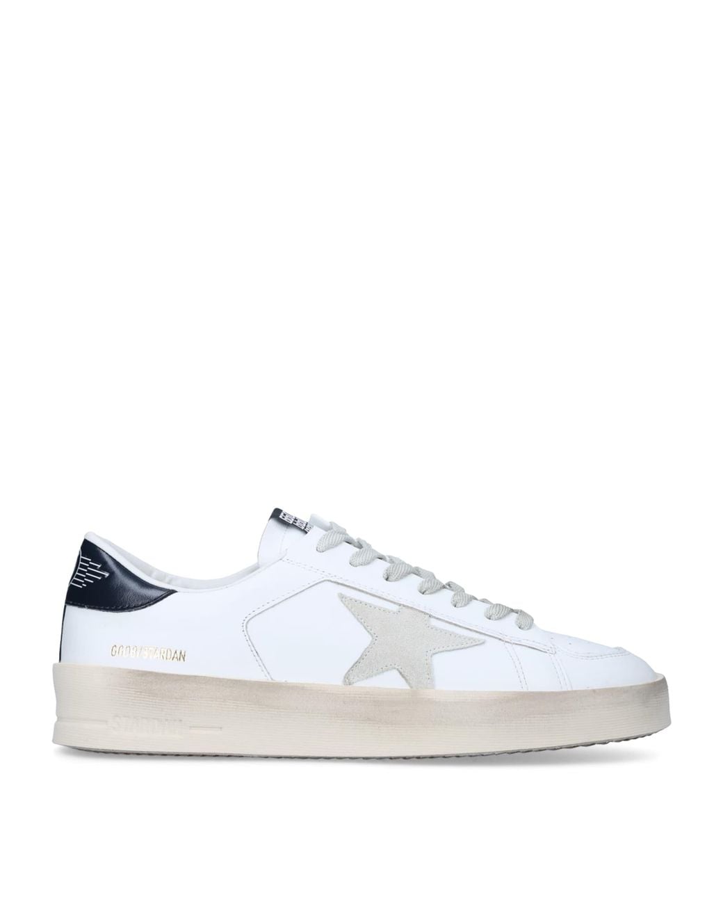 Golden Goose Deluxe Brand White Leather Stardan Sneakers for men