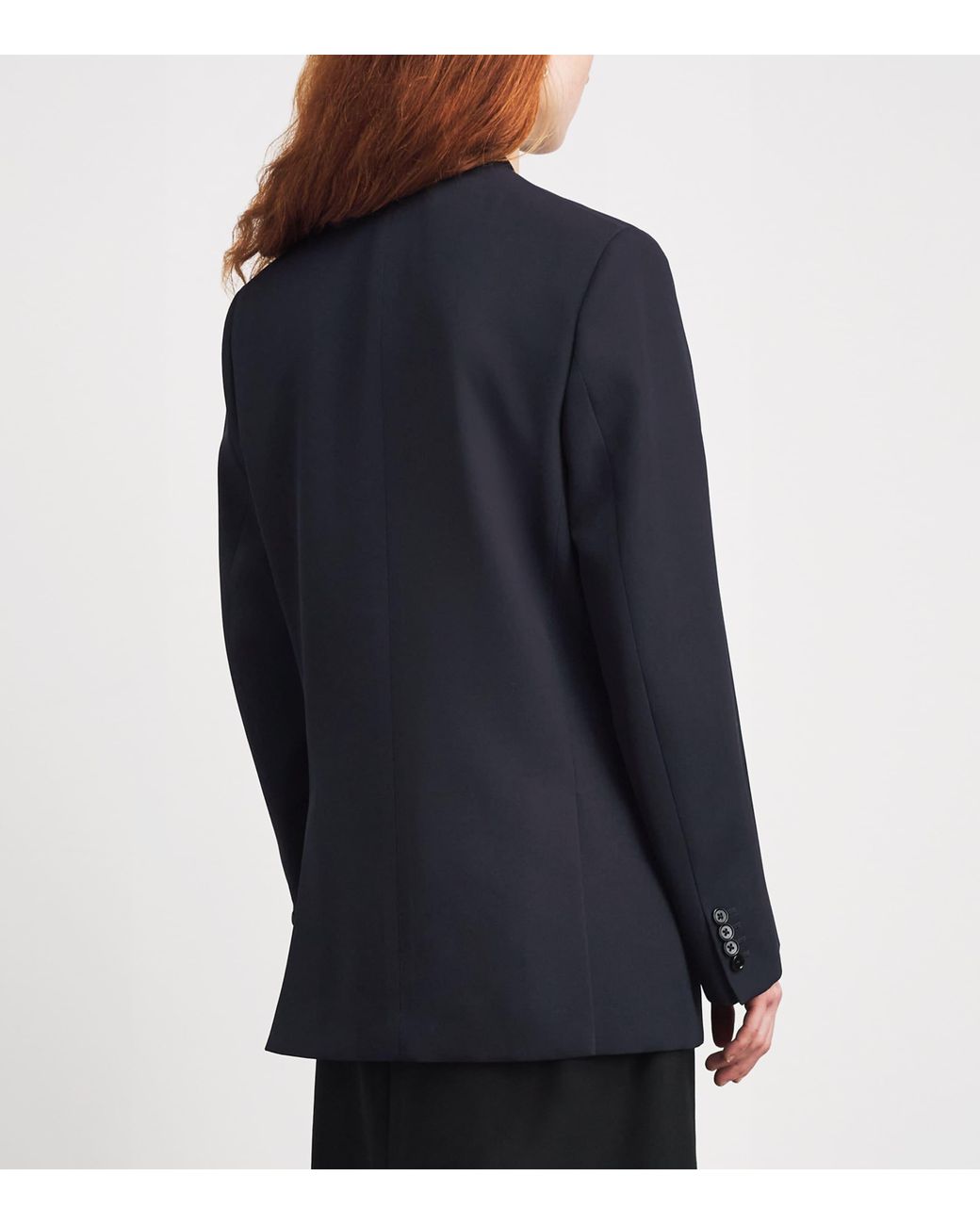 Jil Sander Blue Wool Gabardine Blazer