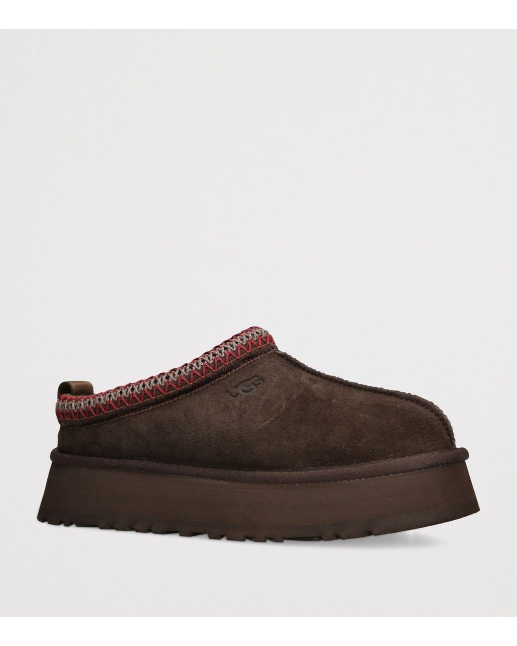 Ugg Brown Suede Tazz Ii Slippers 40