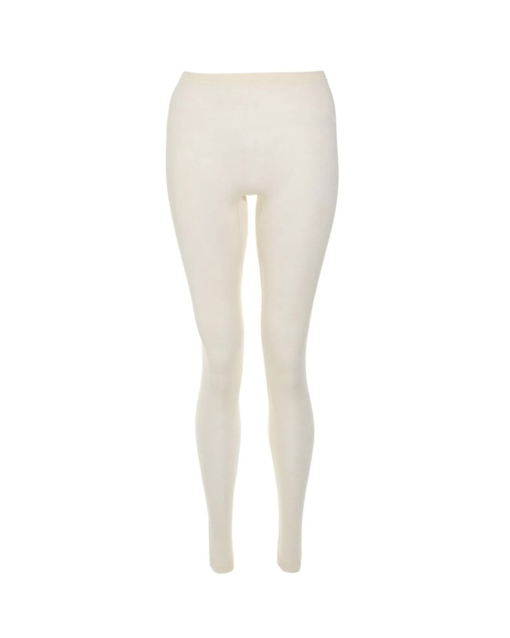Hanro White Pure Silk Leggings