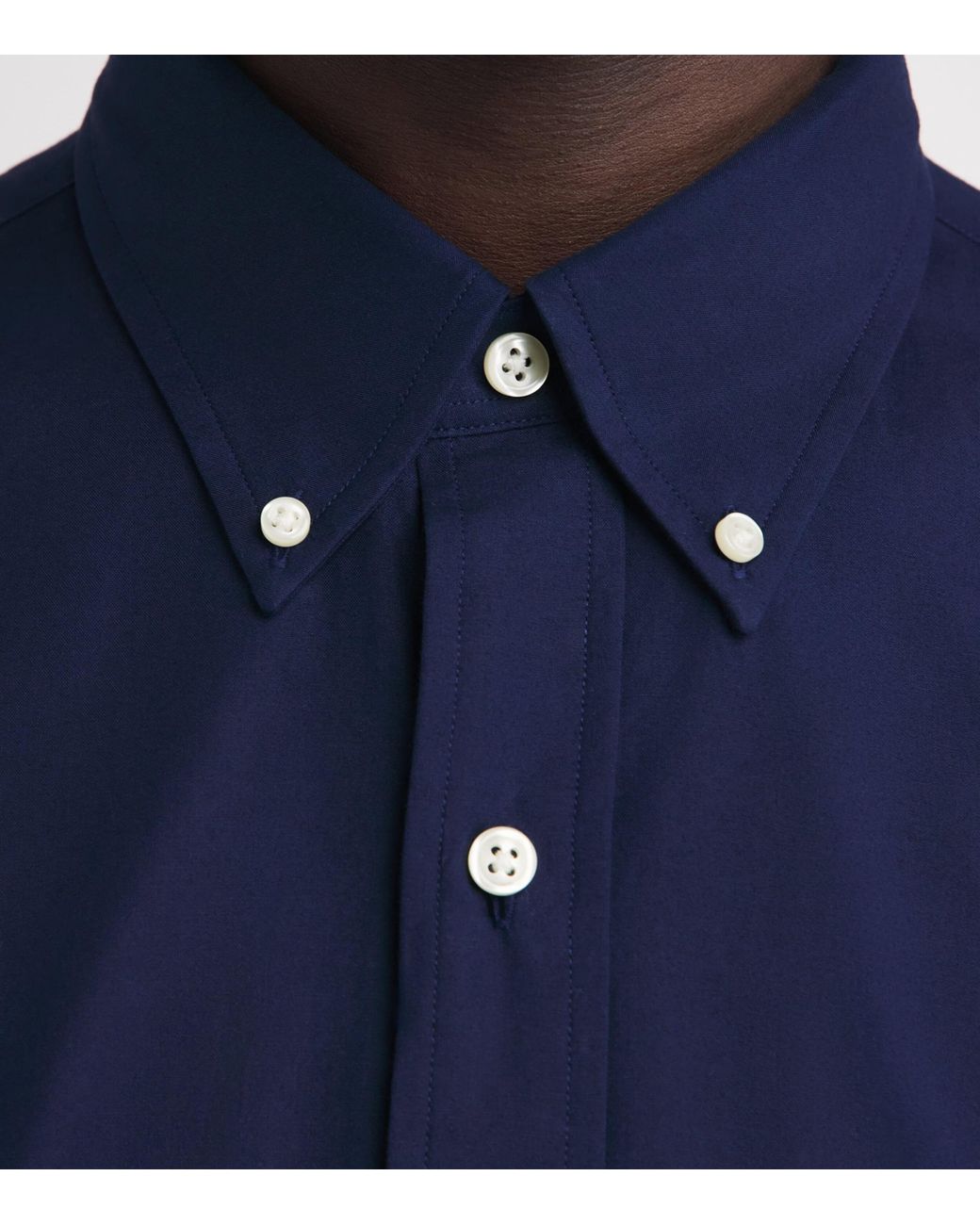 Polo Ralph Lauren Blue Stretch-Cotton Custom-Fit Shirt for men