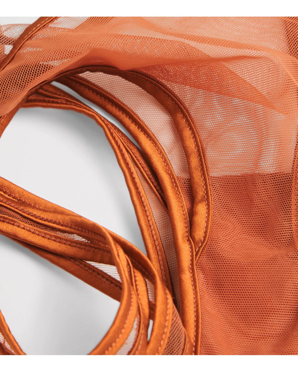 Kiki de Montparnasse Orange Mesh Maxim Thong