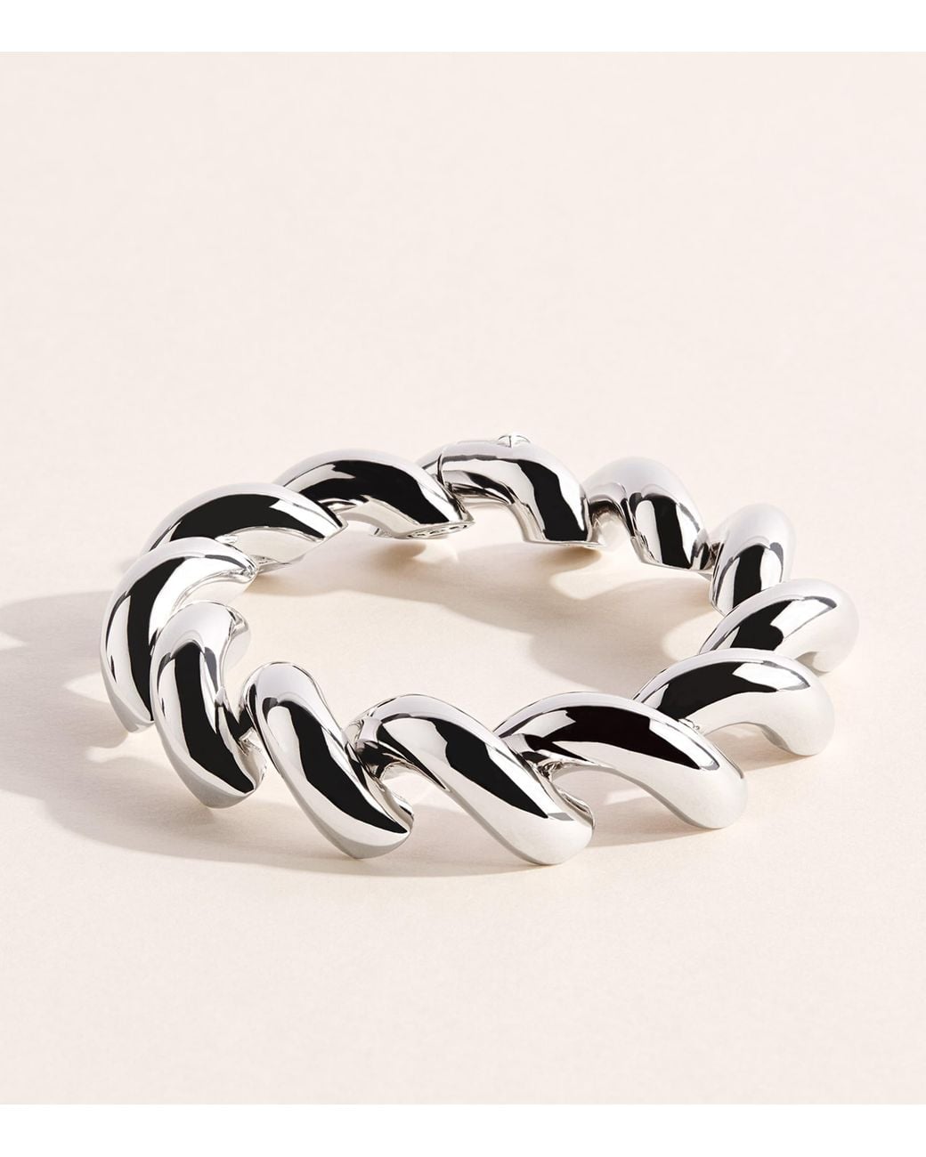 Eddie Borgo Natural Plated Torsade Bracelet