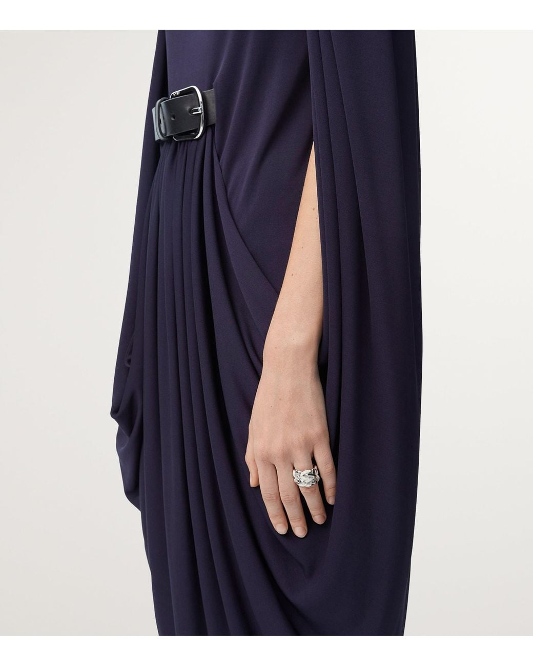 Loewe Gray Sterling And Enamel Nest Ring