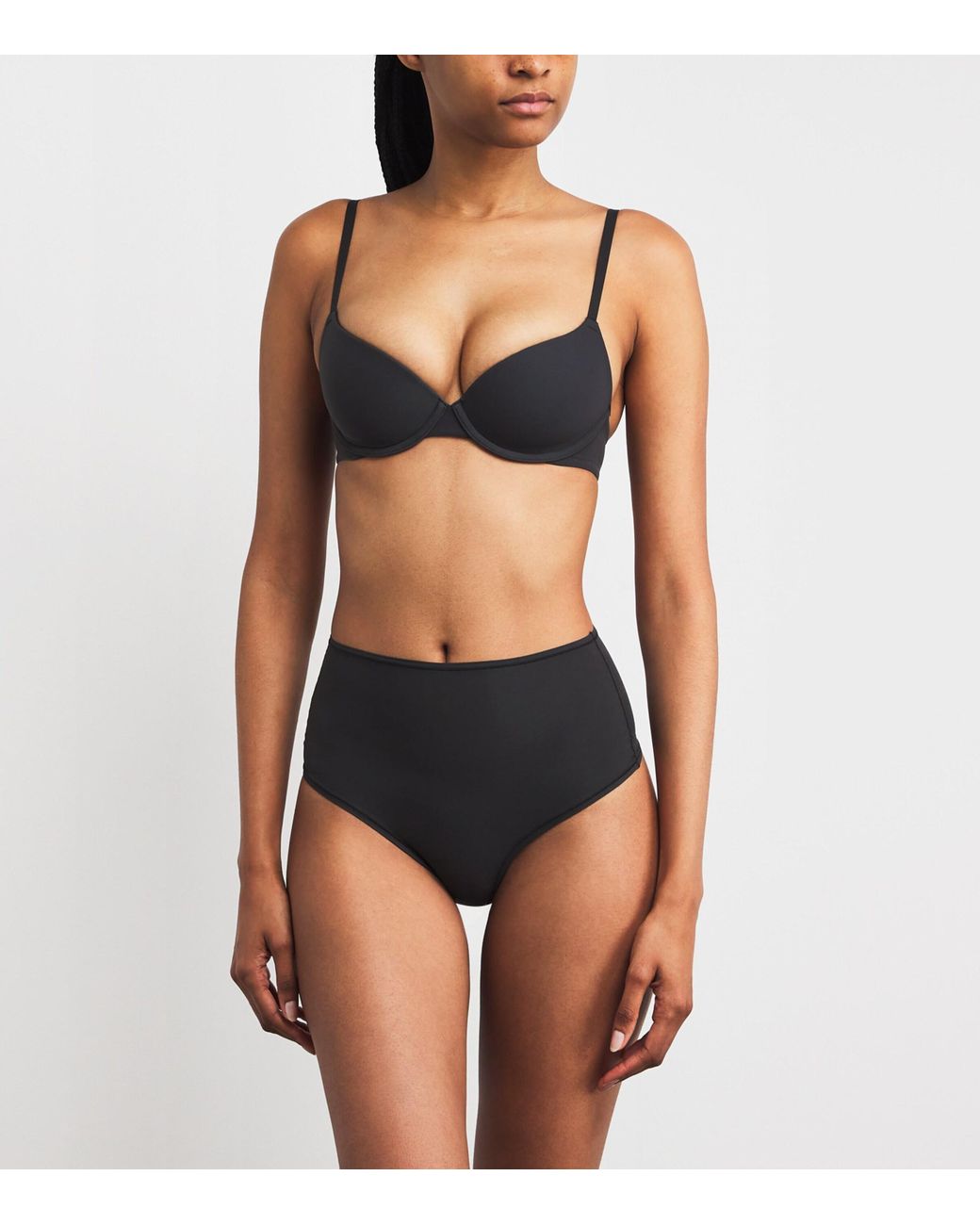 Skims Black Fits Everybody T-Shirt Bra