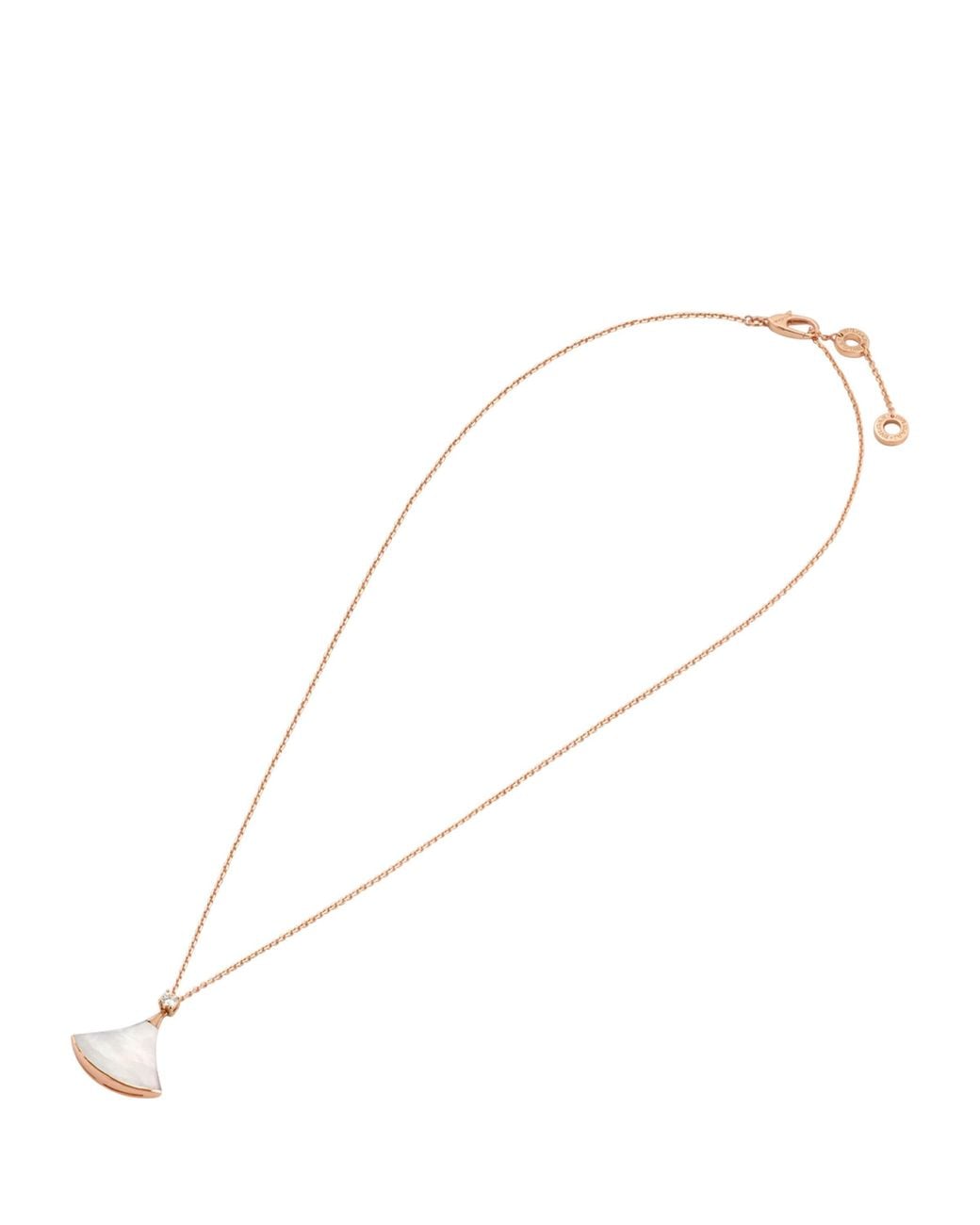 BVLGARI White Diamond And Mother-Of-Pearl Divas' Dream Necklace