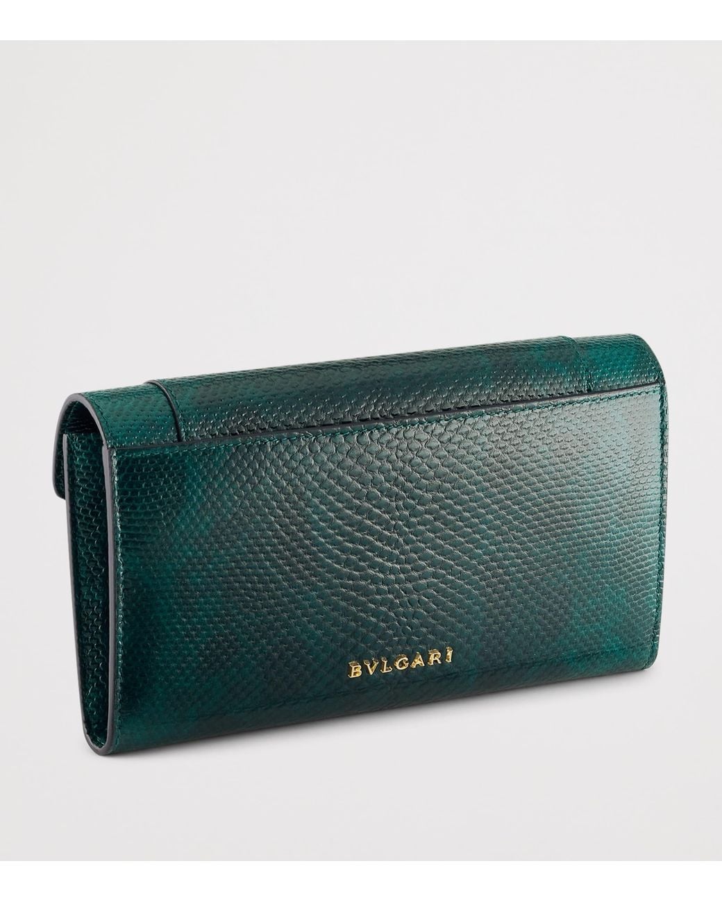 BVLGARI Green Long Serpenti Forever Wallet