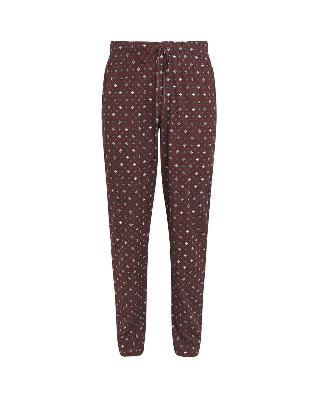 Hanro Purple Cotton Night & Day Pyjama Bottoms for men