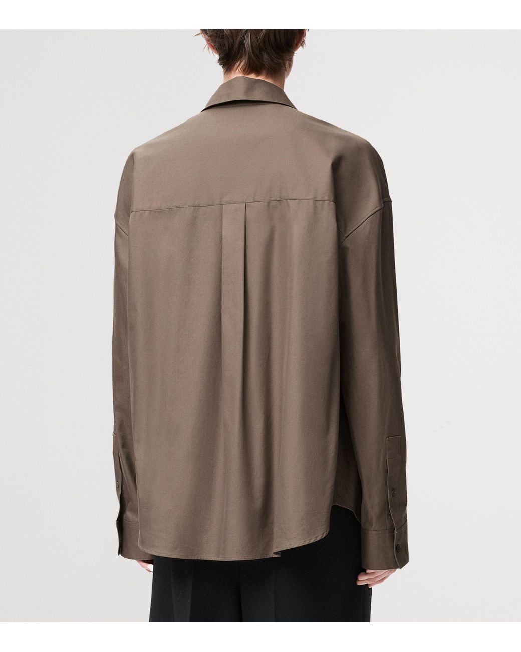 Loewe Gray Cotton-Blend Anagram Shirt for men