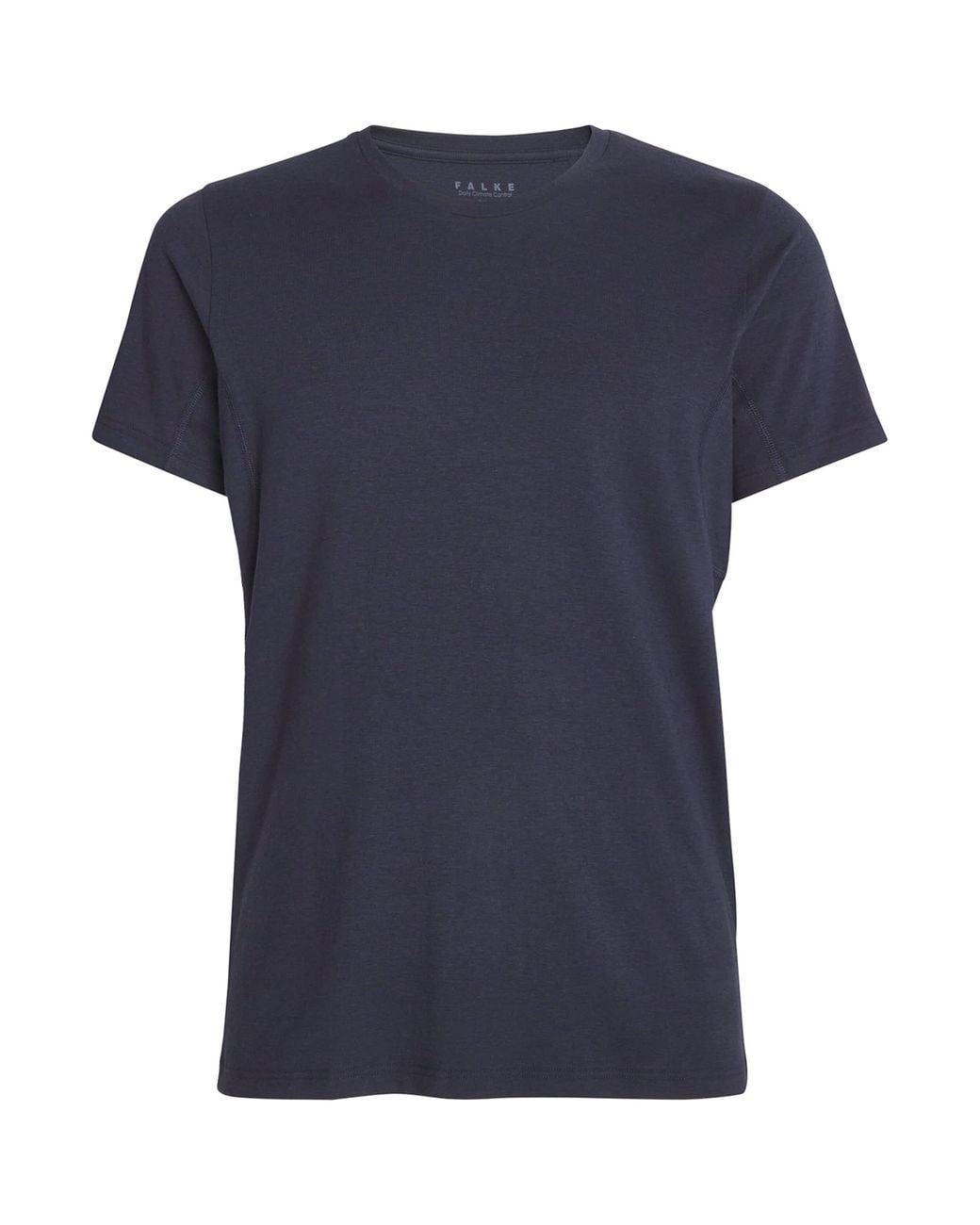 Falke Blue Cotton-Blend Daily Climate Control T-Shirt for men