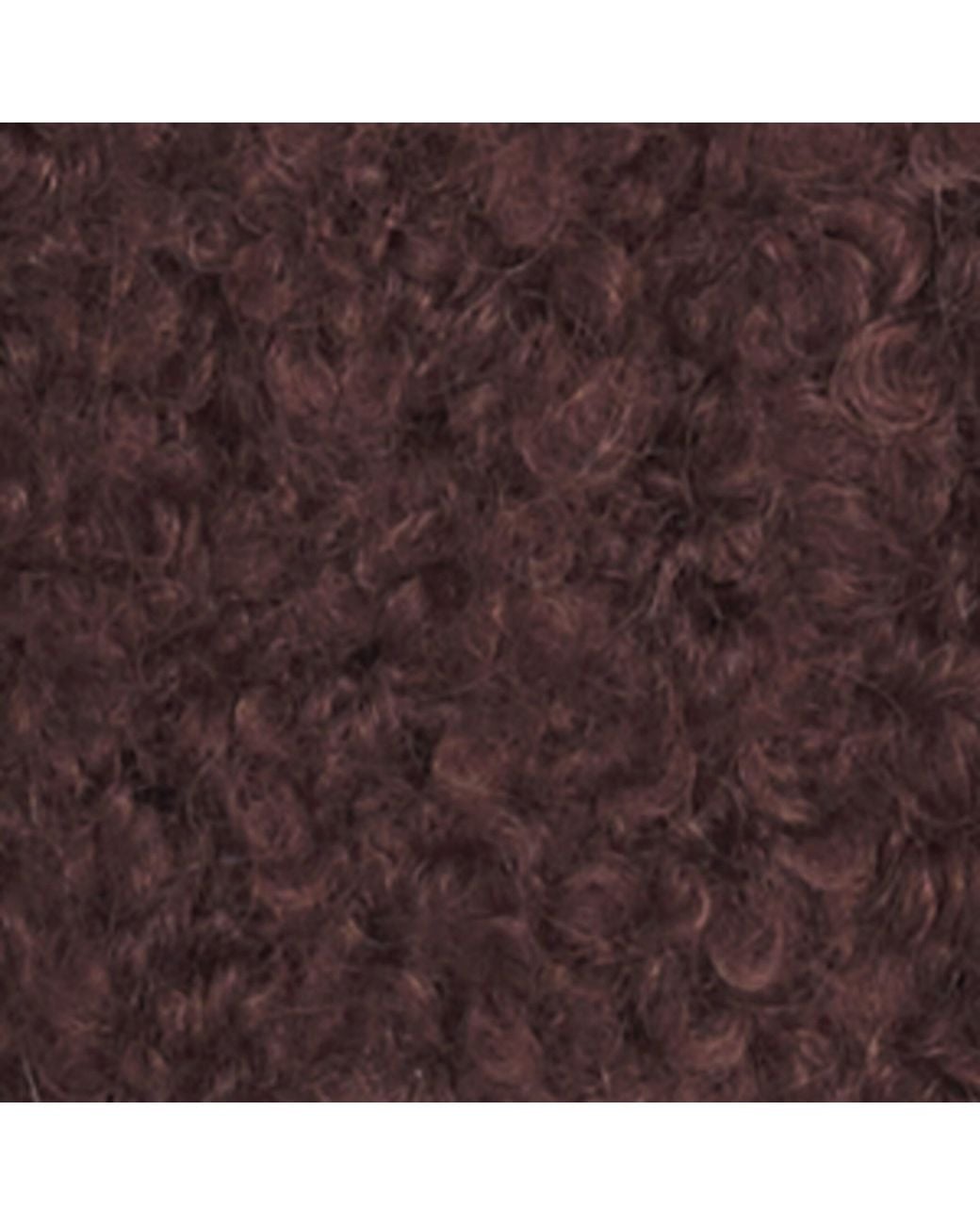 Joseph Brown Bouclé Knit Scarf