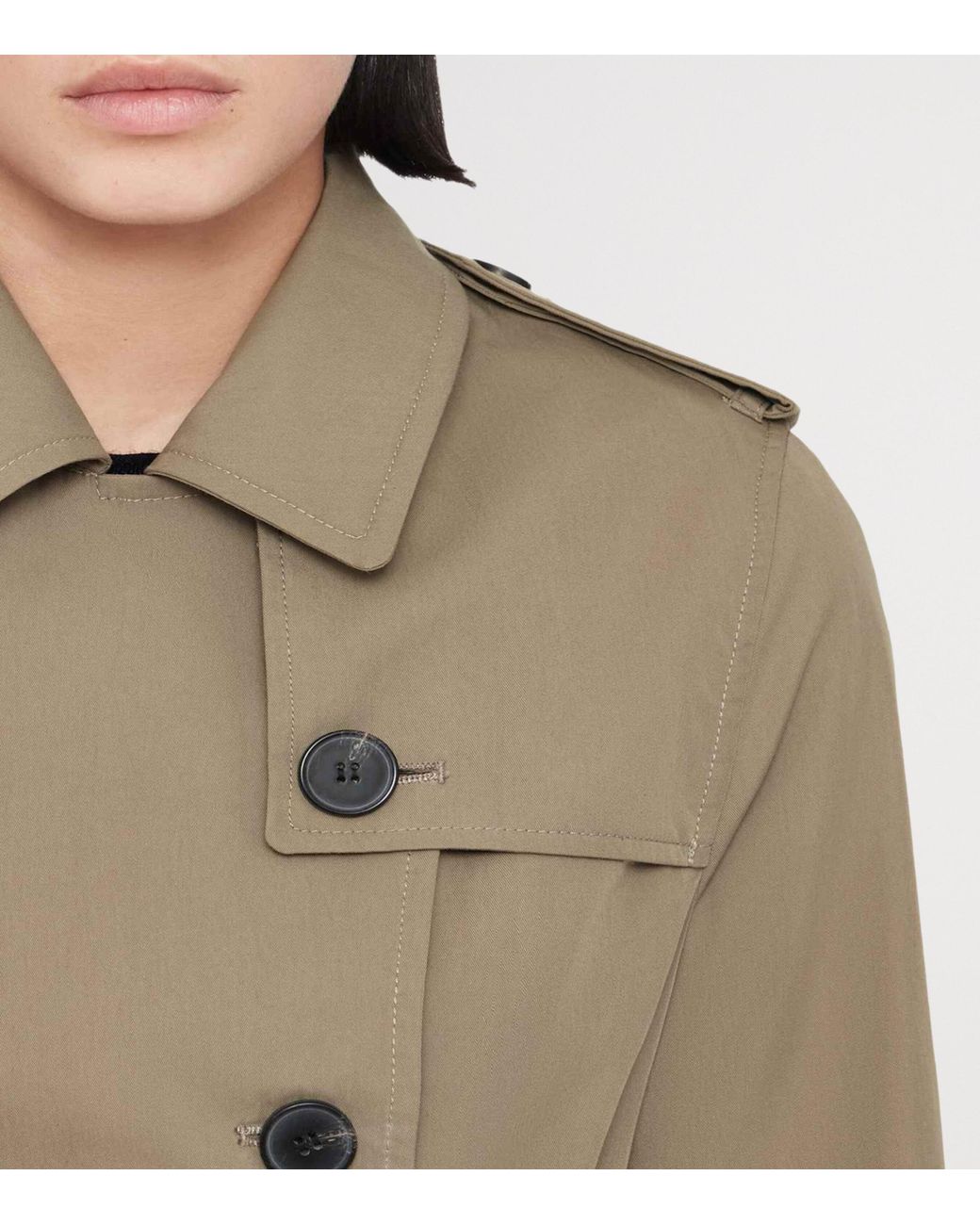 AllSaints Natural Leonard Trench Coat